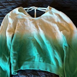 Candie’s teal Ombre sweater